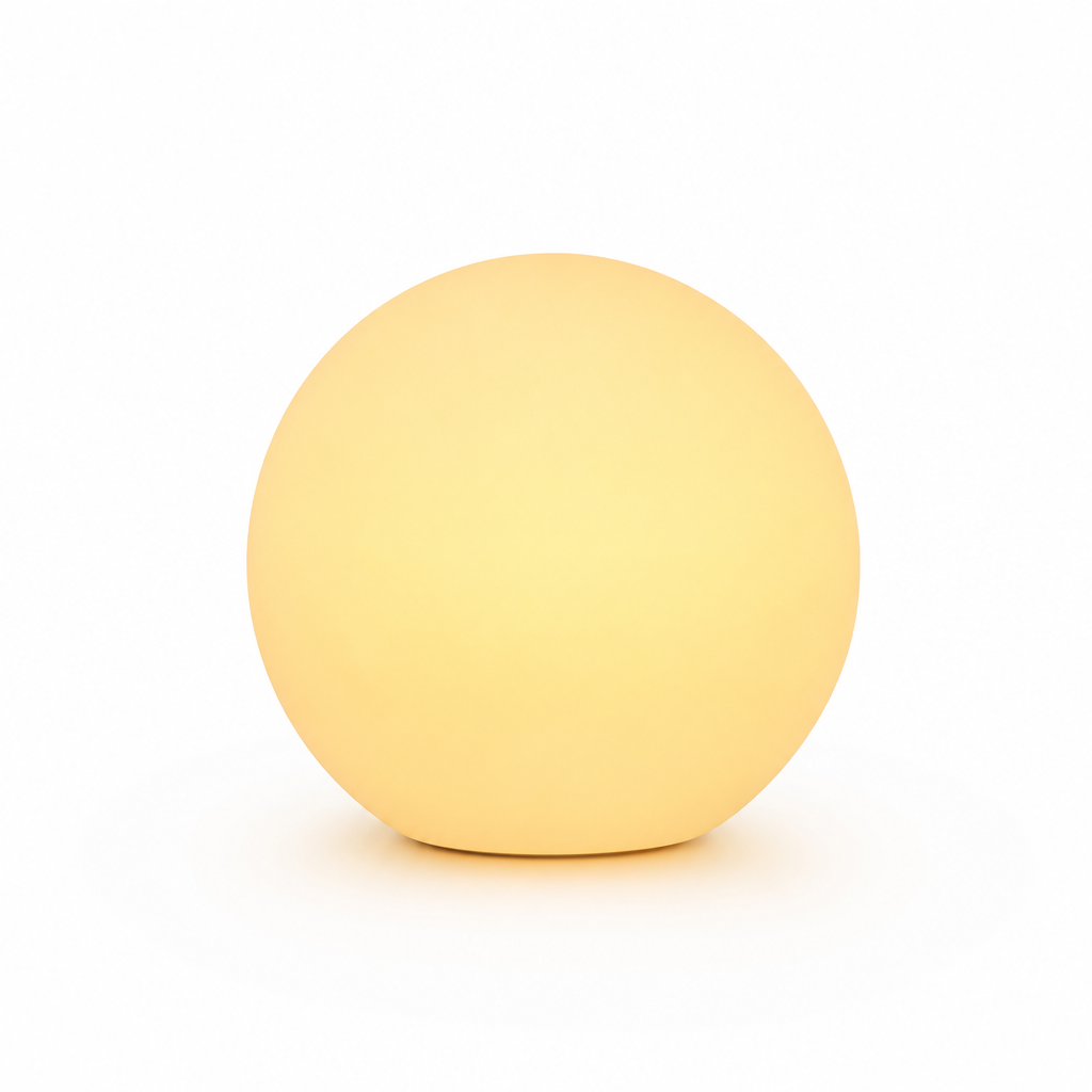 GlowOrb Rechargeable LED Table Lamp | 16 Colors & 4 Modes | Portable Wireless GlowOrb | USB Charging | Home Decor