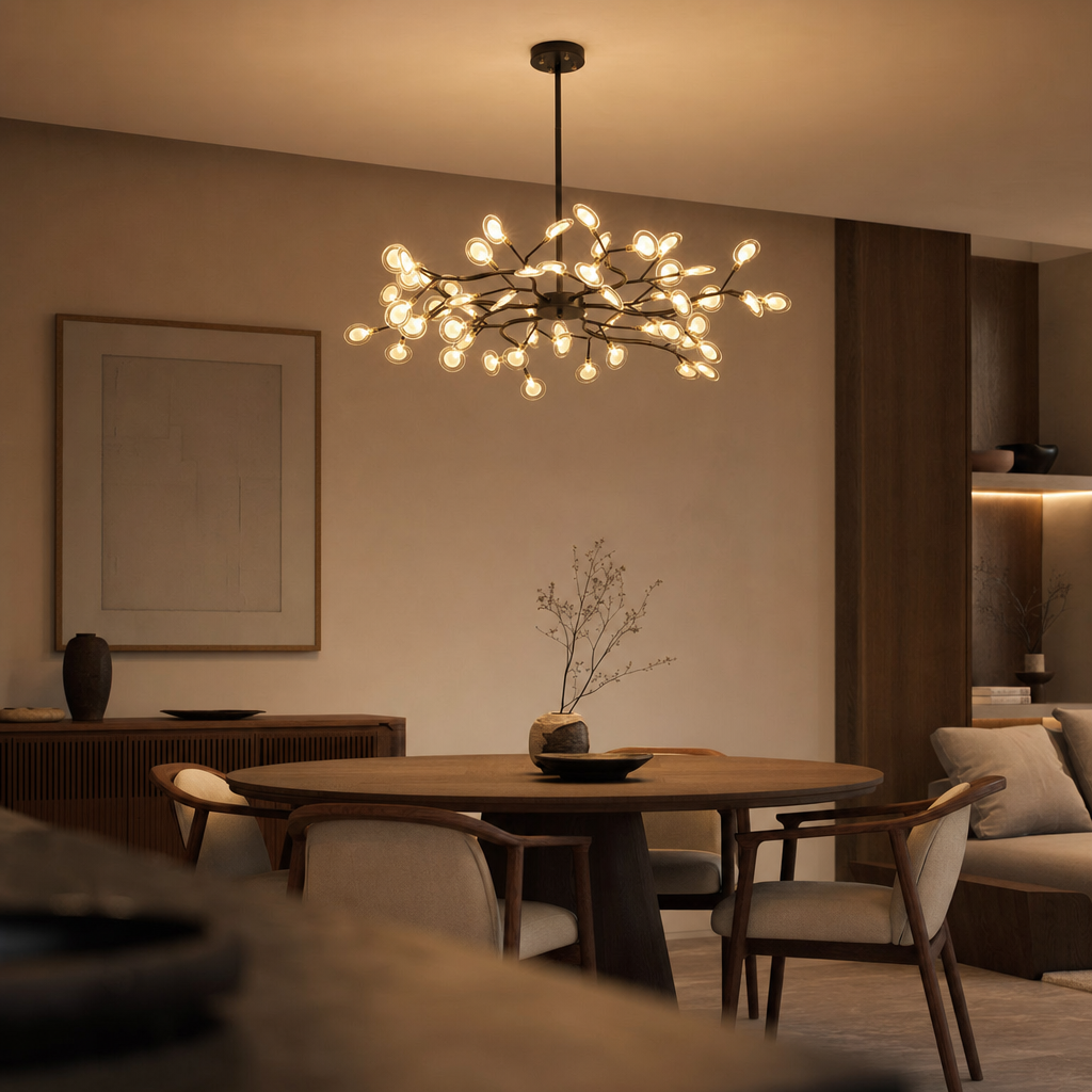 Modern LED Firefly Chandelier | Acrylic Branch Design | G9 Socket | 110V/220V | Ceiling Light Fixture | Timeless Home Lighting
