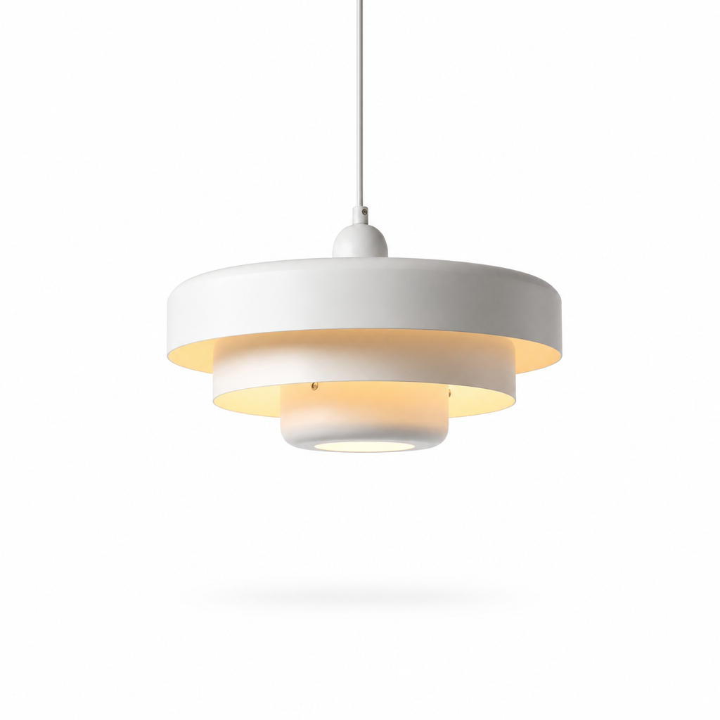 Vintage Ceiling Pendant | LED Lighting | Metal & Glass | Warm Ambiance | LumeLuxe