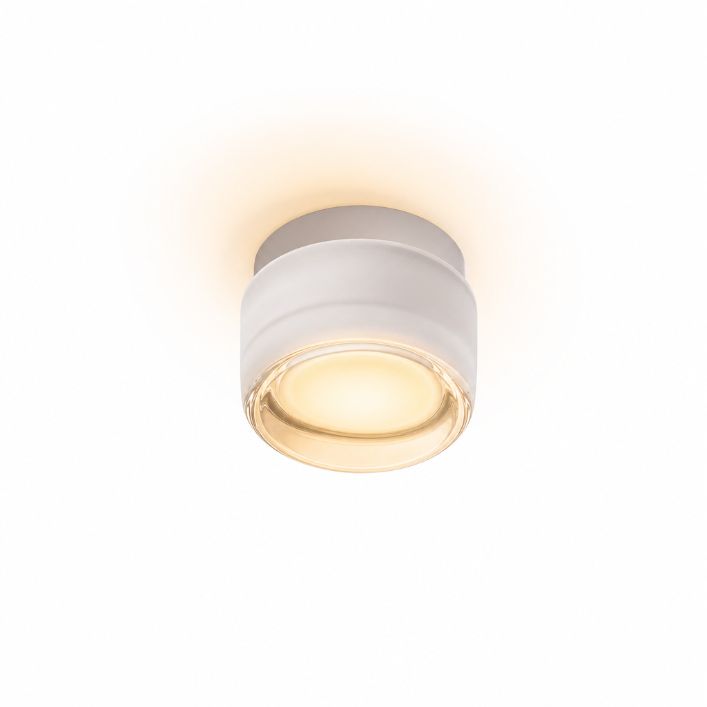 Nomeva Wall Sconce | Modern Dimple Texture | Energy-Efficient LED | Metal Design | Amber, Smoke, White | Easy Install | Living Room Bedroom