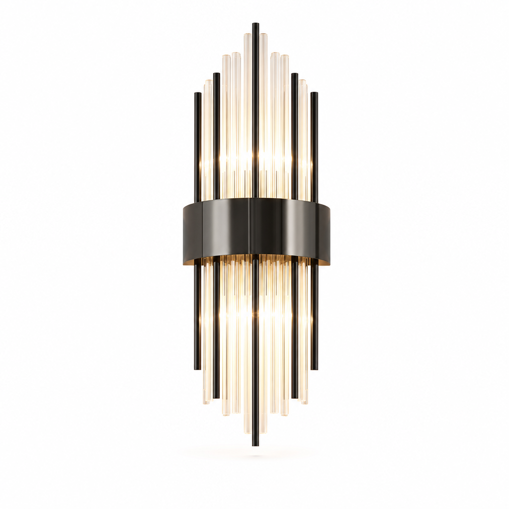MajestyShine Luxury LED Wall Light | Elegant Crystal Design | Home & Living Décor Lighting | Royal Illumination