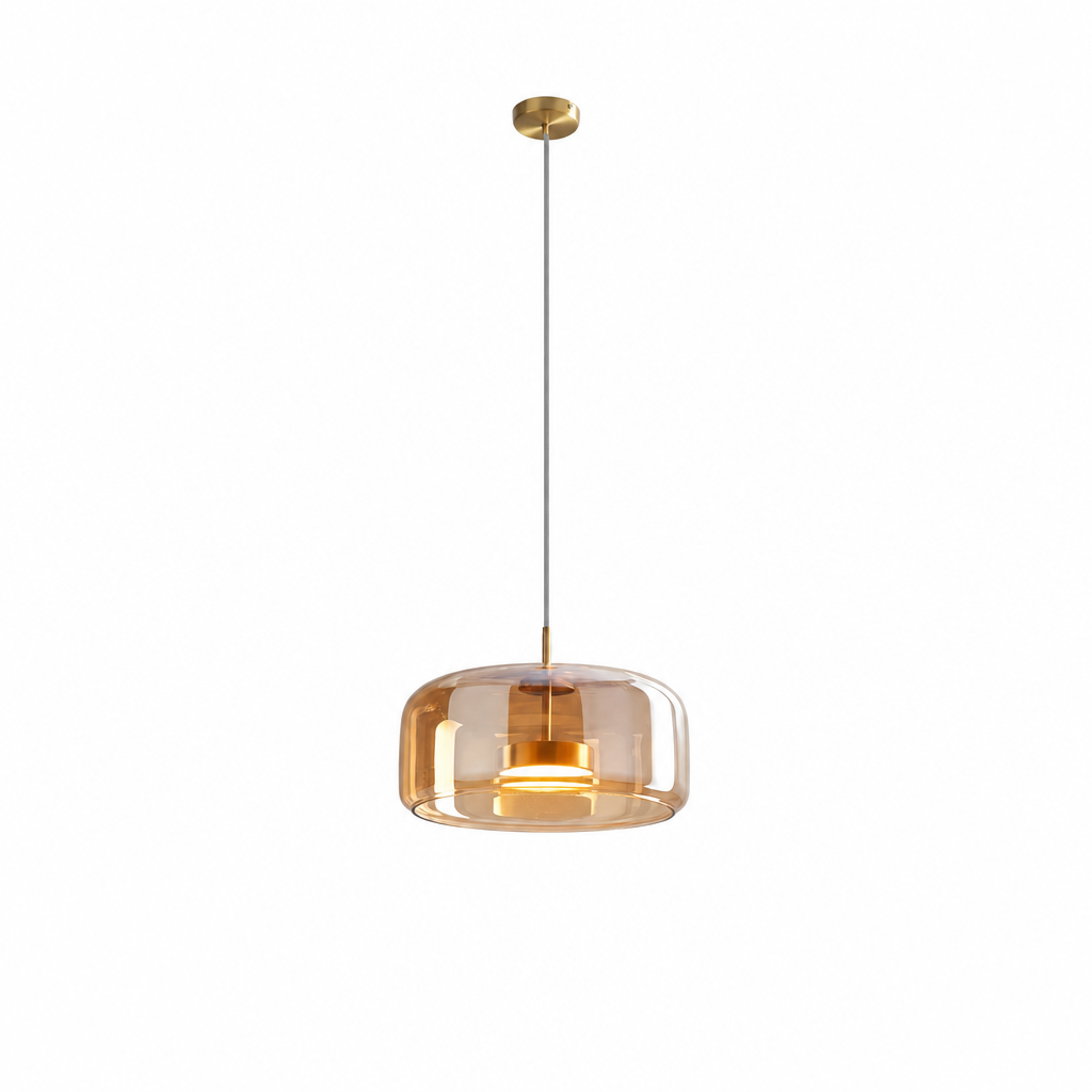 Modern Glass Pendant Light | Minimalist Ceiling Decor | Elegant Lighting for Home