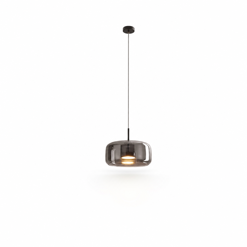 Modern Glass Pendant Light | Minimalist Ceiling Decor | Elegant Lighting for Home
