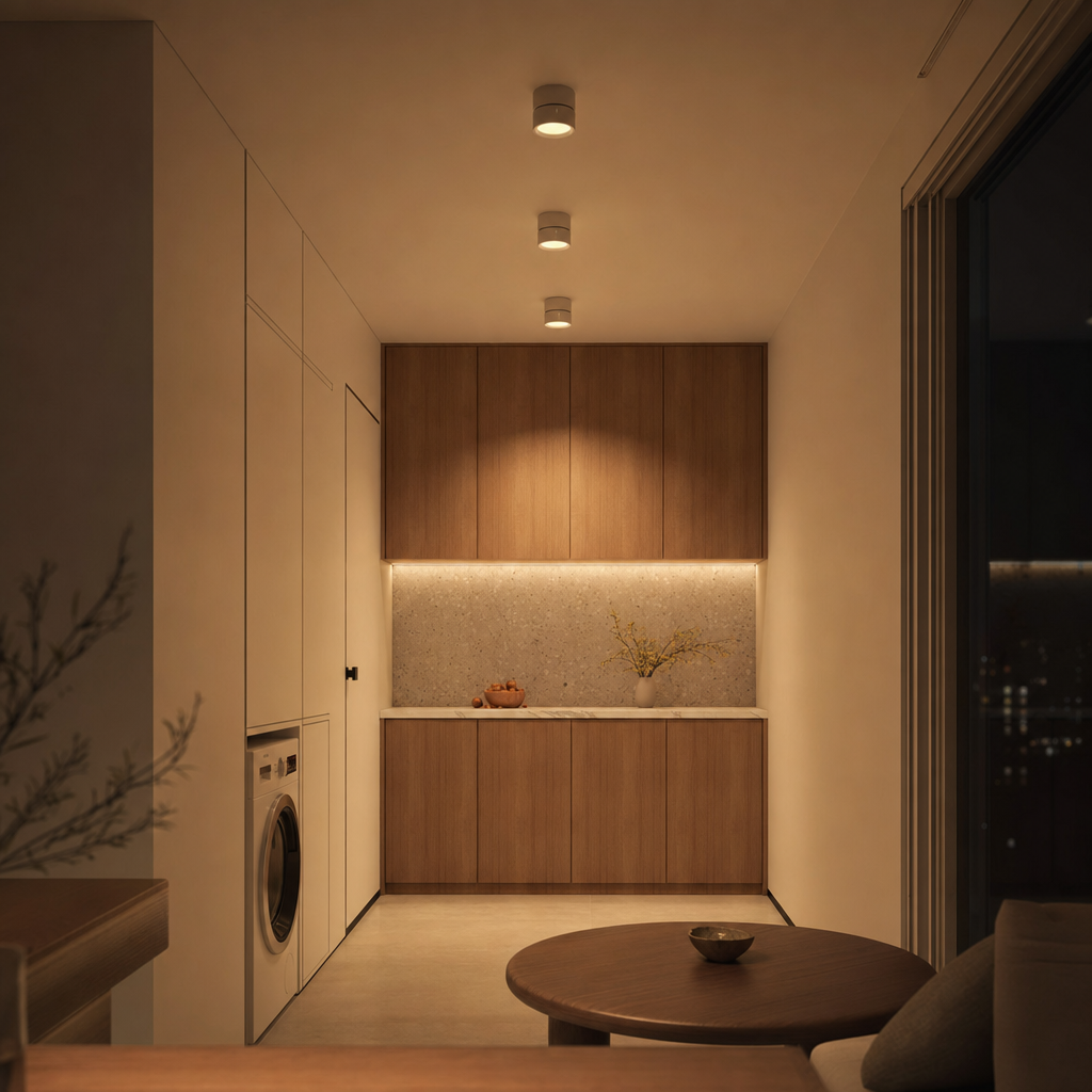 Moderne LED Væglampe | Justerbart Hoved | Rundt Design | Til Stue, Soveværelse & Gang | Minimalistisk Look | Integreret LED Lys Kilde