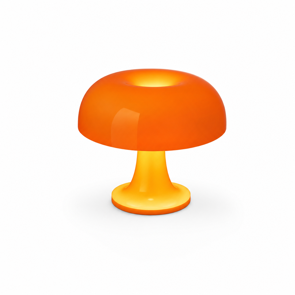 Modern Acrylic LED Mushroom Lamp | USB Powered Touch Control | 3 Color Dimmable Table Light