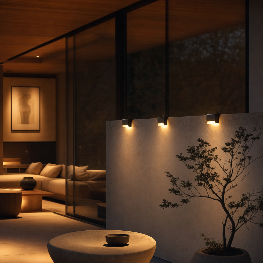 Solix | Elegante Draadloze Solar Wandlamp