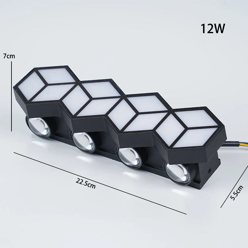 StormShield | Vejrbestandig IP65 LED Væglampe | Udendørs Belysning | For Have, Terrasse & Indkørsel | Holdbar & Nem Installation | Fås i 6W, 9W & 12W