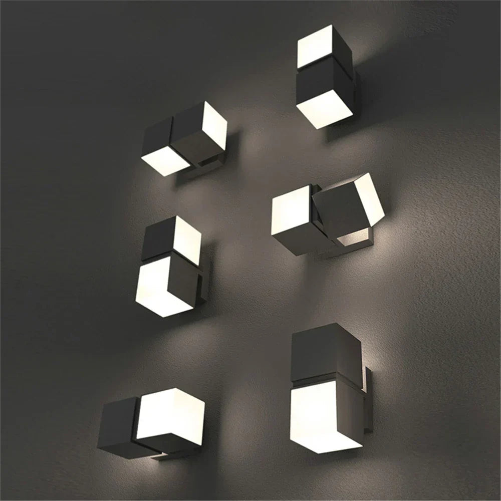 LightGuard | Vejrbestandig LED Vægbelysning | Aluminiumskonstruktion | 40 LED'er | Energieffektiv Udendørsbelysning | Nem Installation | Optimal Lysstyrke