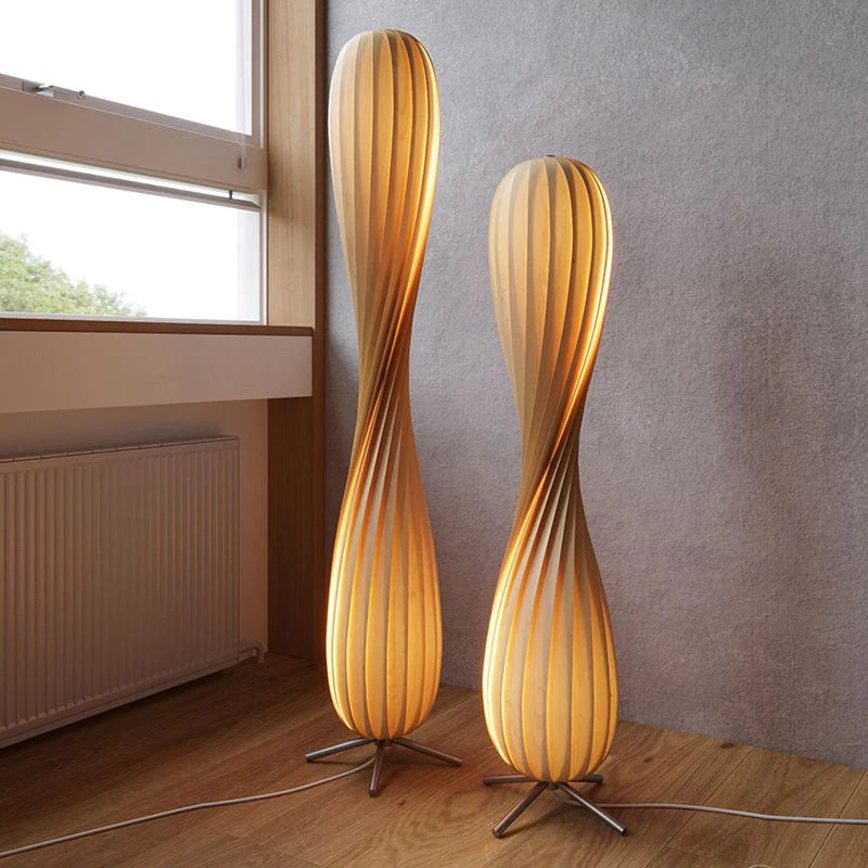 Fervetta | Unik Design Gulvlampe | Elegant Moderne | Snoet Look | Varme Blikfang | Passer til Stue Soveværelse Kontor | Nem Installation | Høj Kvalitet Holdbar Konstruktion | Effektiv Belysning | Dekorativ Atmosfære
