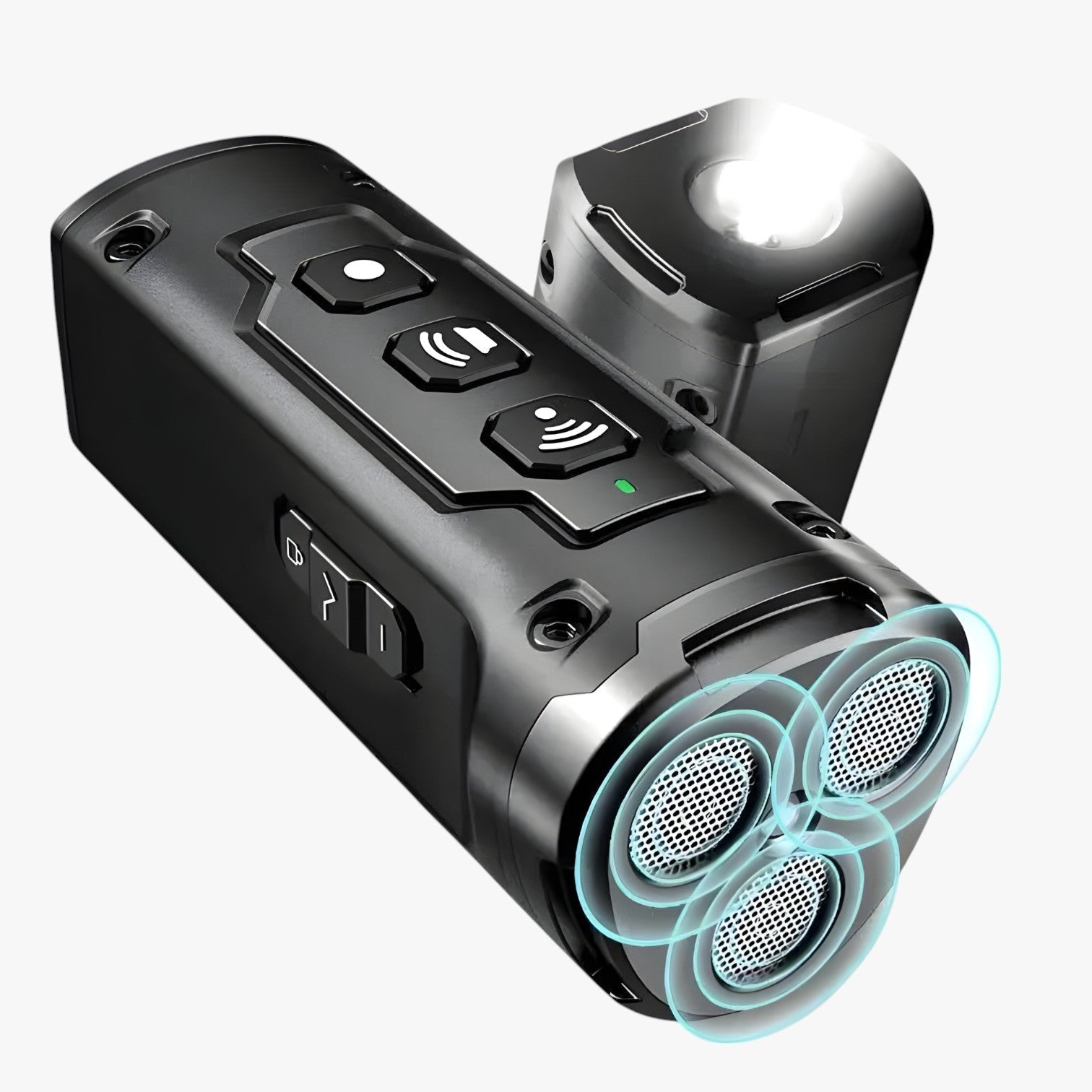 Amos | Ultrasound anti-barking device – genopladelig med LED-lommelygte