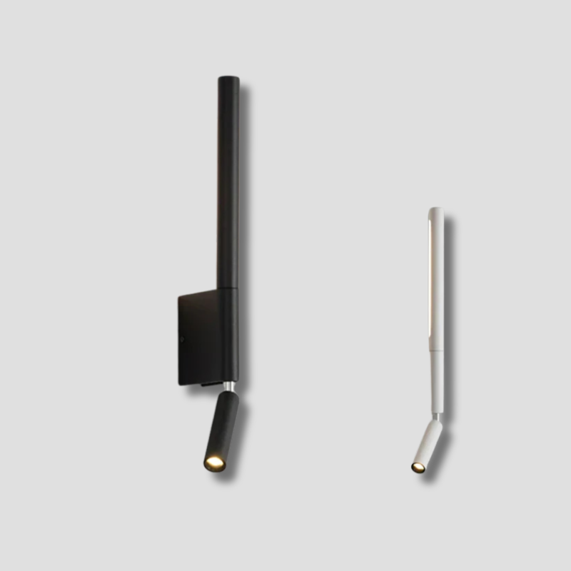 LED Væglampe til Soveværelse | Moderne Design | Energibesparende LED | Justerbar Lysfarve 3000K | Aluminium og Plastik | Let Installation | 12W 220-240V | Varmt Hvidt Lys