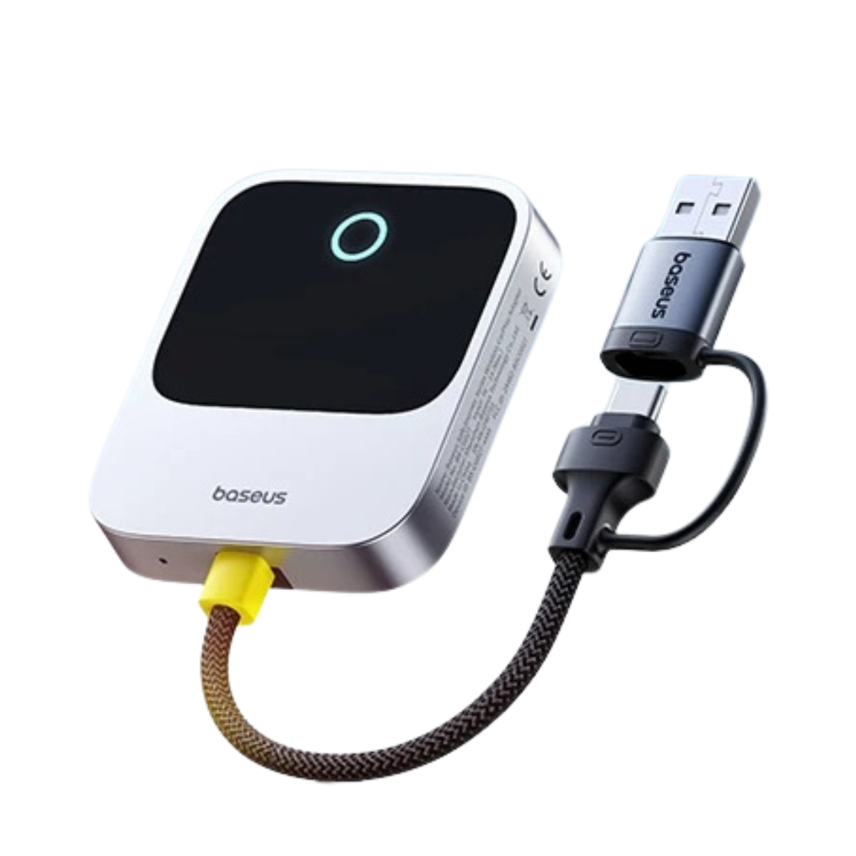 Trådløs CarPlay Adapter | Bluetooth 5.3 + WiFi 5.8GHz | 8-kernet Chip | Auto-tilslutning | Apple CarPlay Kompatibilitet | Aluminium Hylster | Plug & Play Installation | Stemmekontrol Support