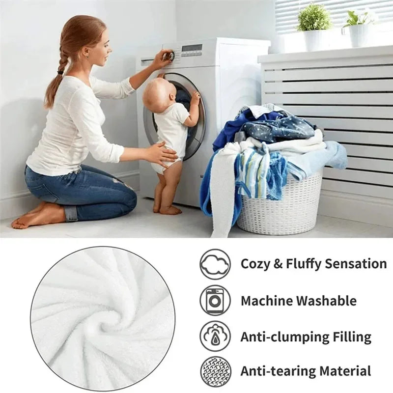 SnugWrap™ | Blødt plysuld tæppe | Elegant indretningstouch | Komfort og varme året rundt