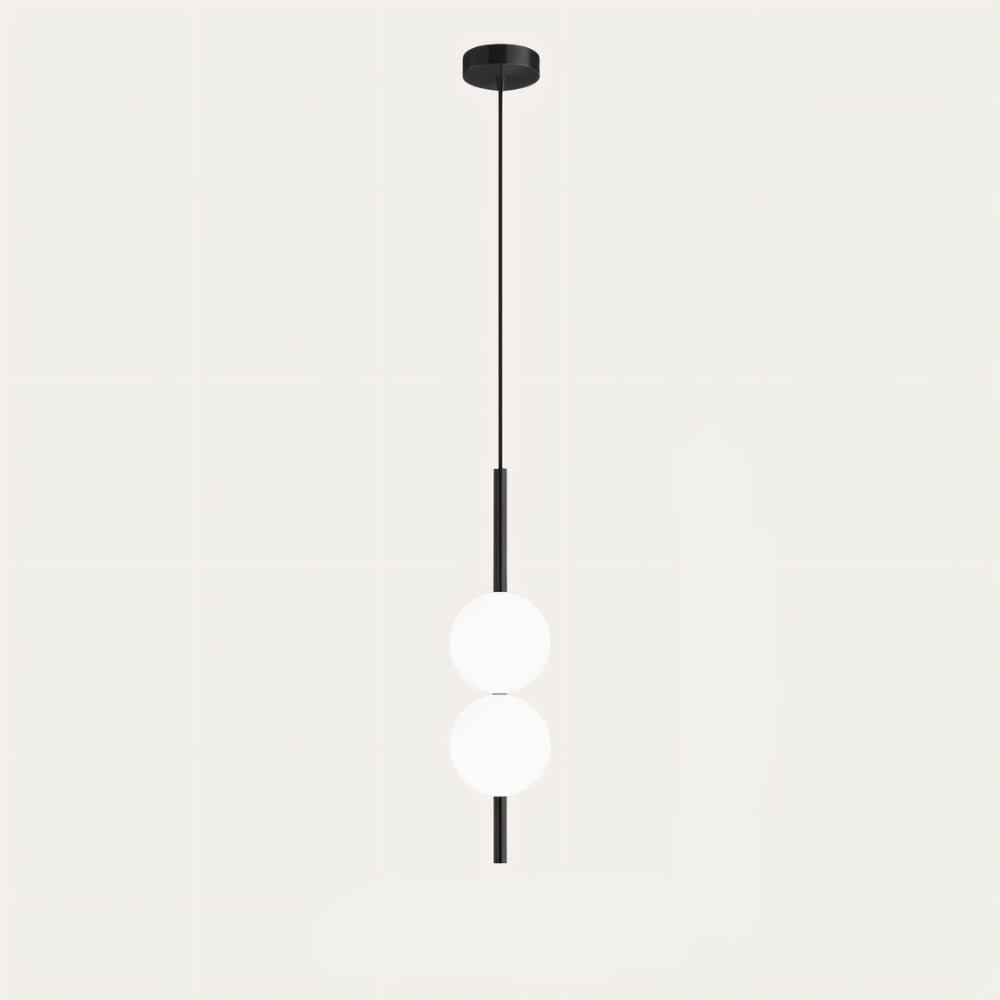 Loftlampe Skandinavisk Design | Glas og Metal | LED Energisparer | Justerbar Kabel 1,2m | Moderne Look | Til Stue Soveværelse Spisestue | Universel Kompatibilitet 90-260V AC | Elegant og Funktionel