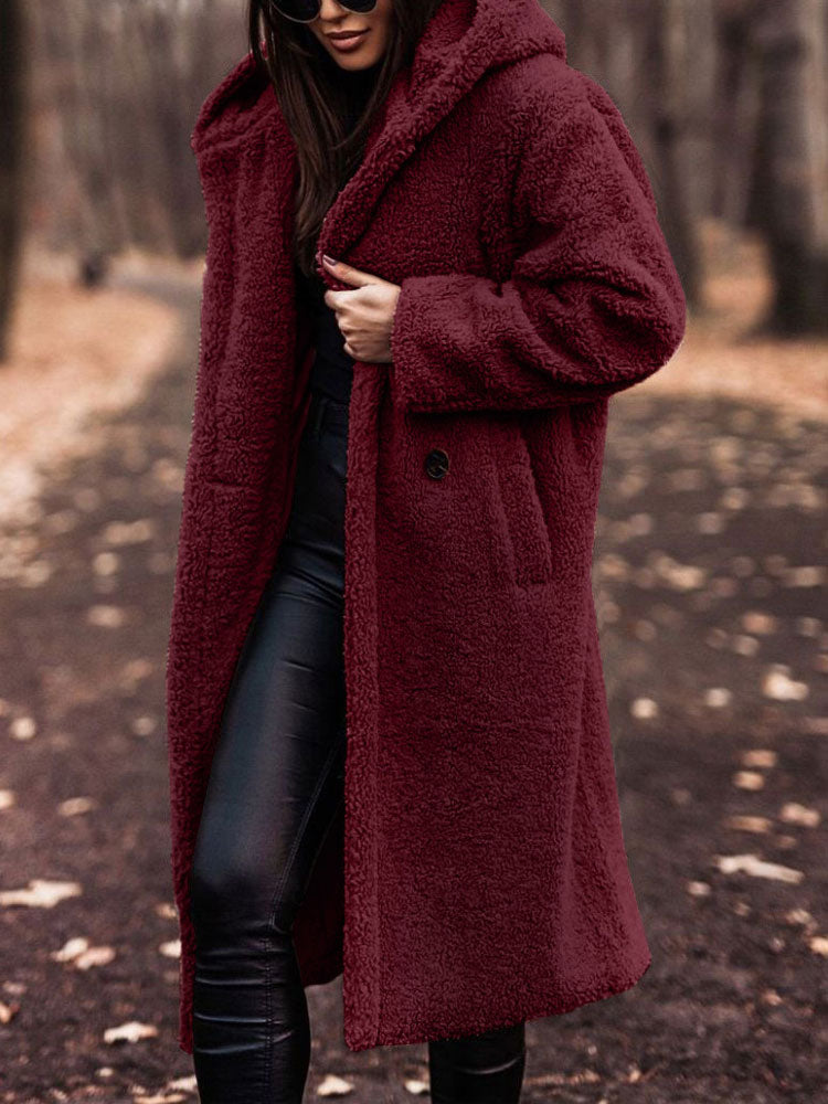 MonAmi | Blød damejakke i teddystof | Stilfuld oversized pasform | Perfekt til kølige aftener | Komfortabelt og holdbart materiale | Trendy design til enhver anledning