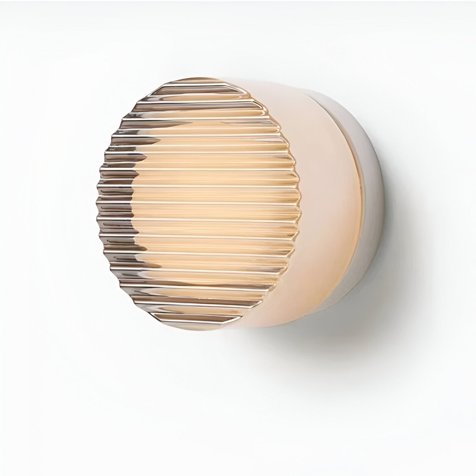 Nordisk Luminous Væglampe | Moderne Akryl Design | 3000K Varmt Hvidt LED Lys | Automatisk Sensor | Energibesparende 0,6W | Robust Aluminiumramme | Fås i Røggrå, Hvid, Amber | >50.000 Timer Brug