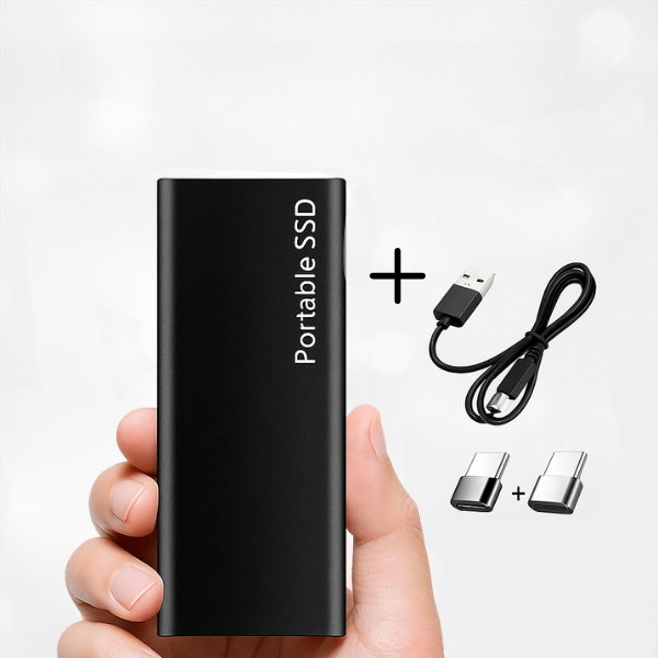 DriveBox | Kompakt 4 TB USB-C Lager til Arbejde & Rejse