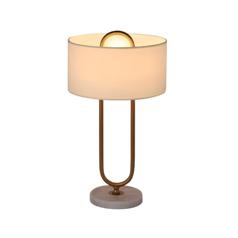 LichtAnna | Oval Stander Natlampe | Hvid Trommeskærm | Moderne Design | Hyggebelysning til Soveværelse | E27 Fatning | Lampeskærm Hvid | Metal Stand | Praktisk Belysning | Hjem & Indretning