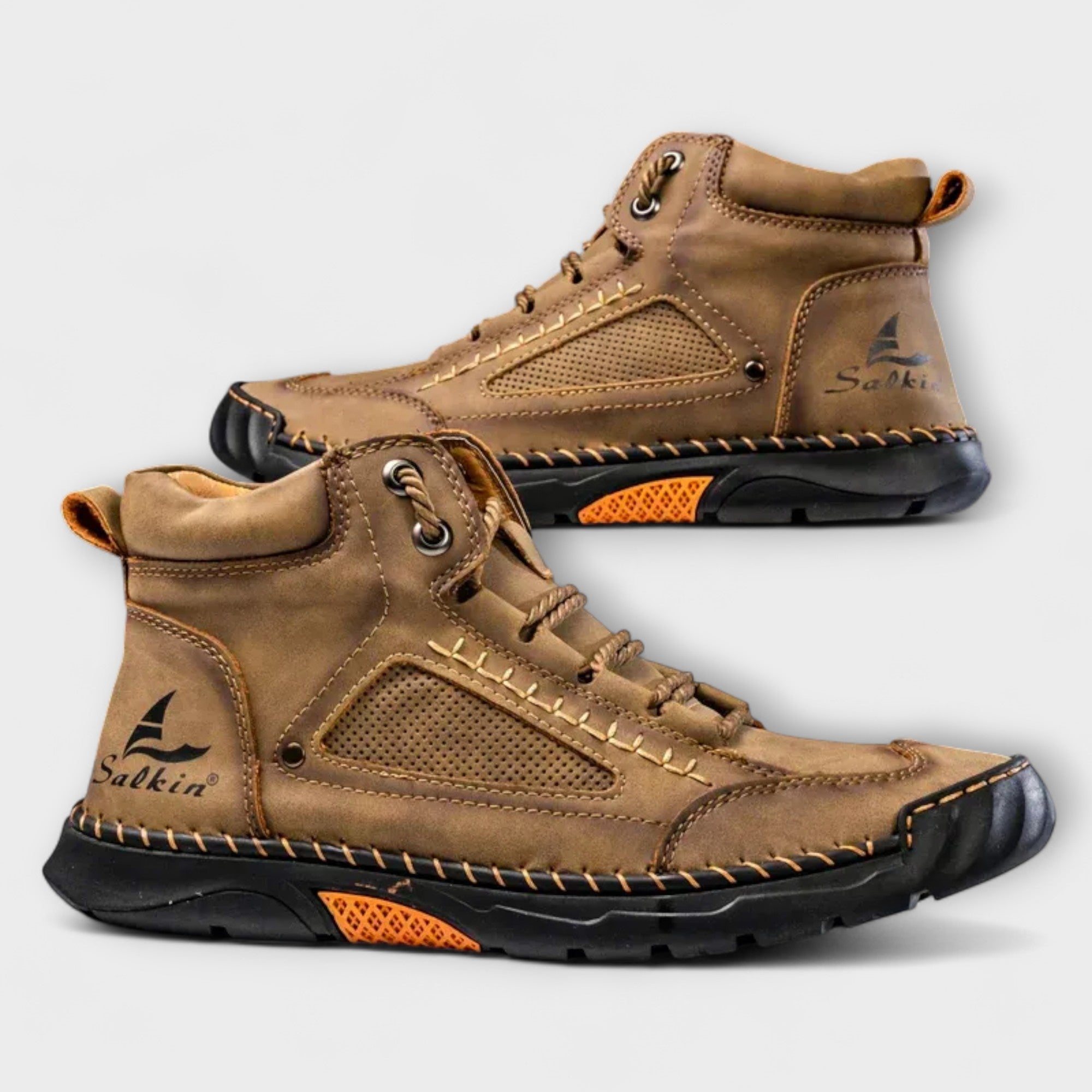 Jex | Vinterstøvler Herre | Premium Læder | Komfort & Varme | Robuste Såler | Stilfuld Outdoor Performance