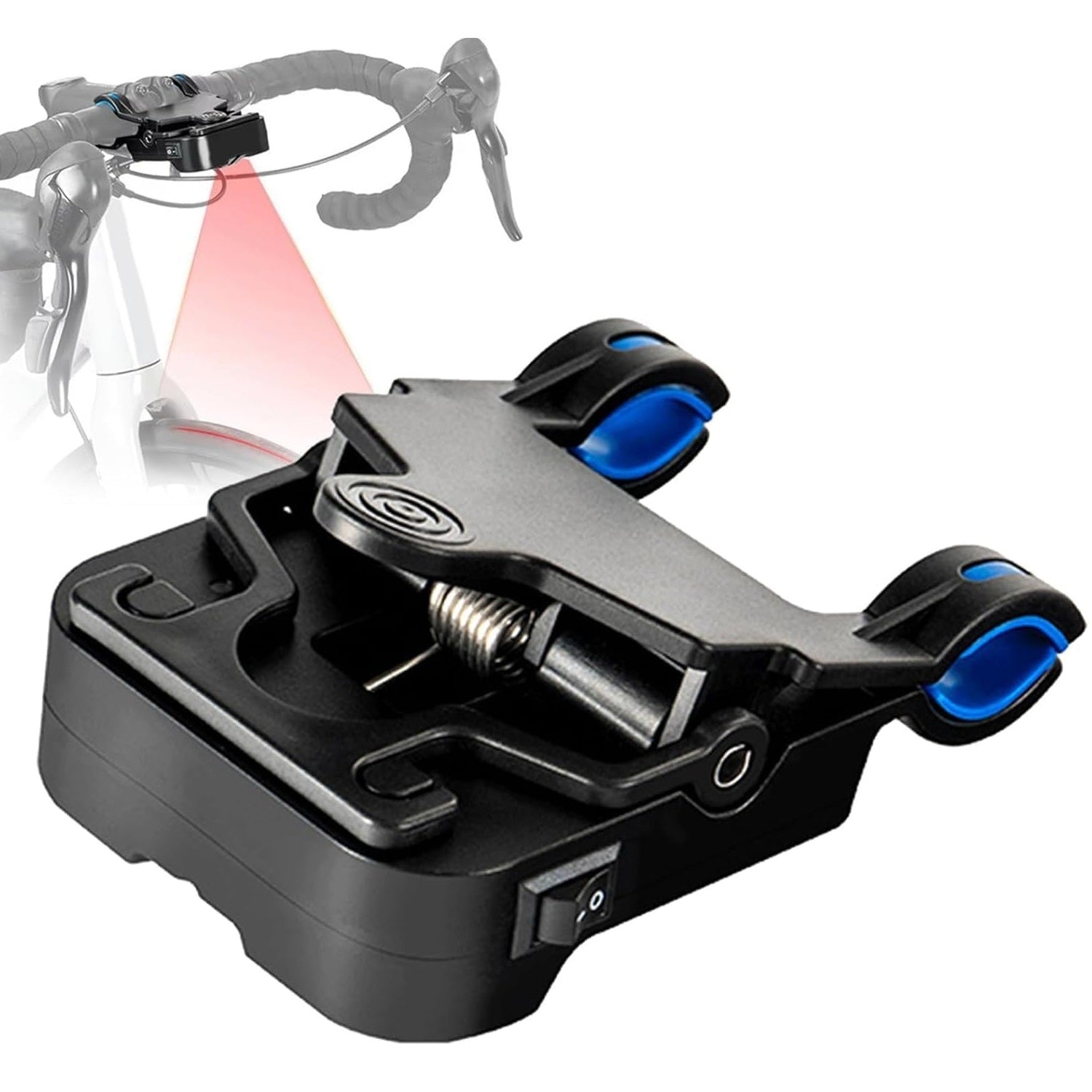 Cykeljusteringsværktøj | Laserjusterare til Styre & Sadel | Forbedret Komfort & Effektivitet | USB-C-opladning | Kompatibel med 22,2-31,8 mm styr | MTB & Landsvejsbrug | Slagtålig ABS | Professionel Præcision
