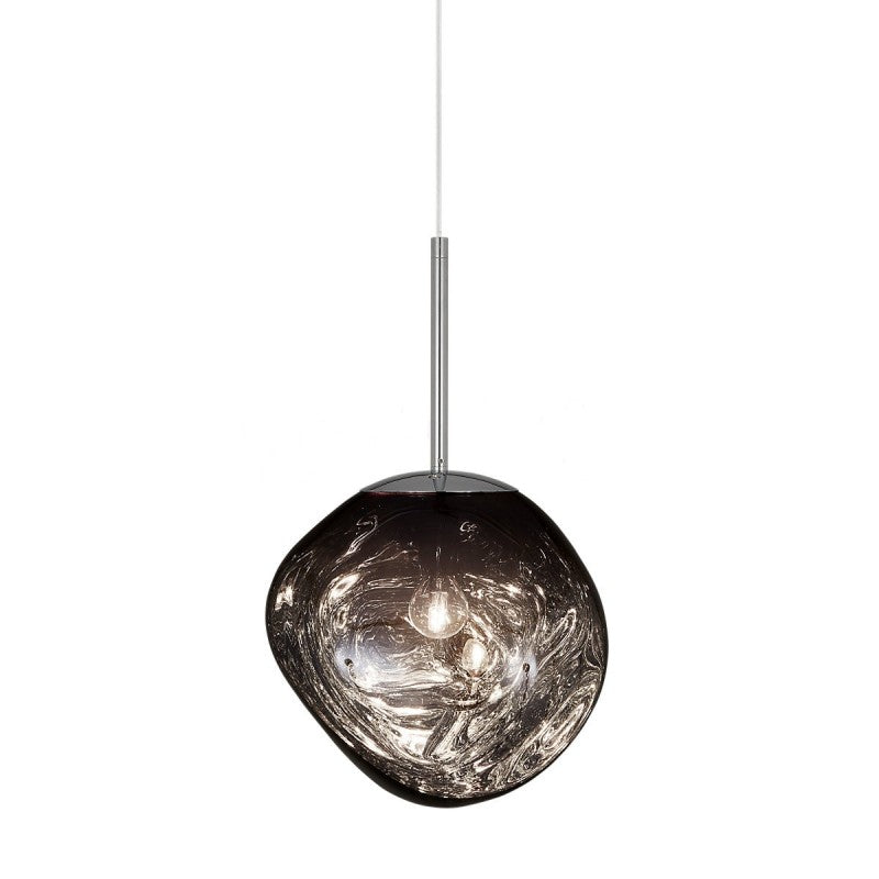 Eksklusiv Melt lampe | Unikt design | Varme farver | Poleret metal | E27 fatning | Kunstnerisk belysning