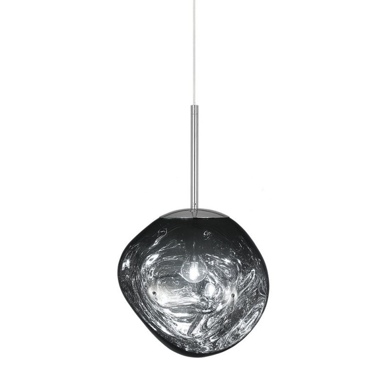 Eksklusiv Melt lampe | Unikt design | Varme farver | Poleret metal | E27 fatning | Kunstnerisk belysning