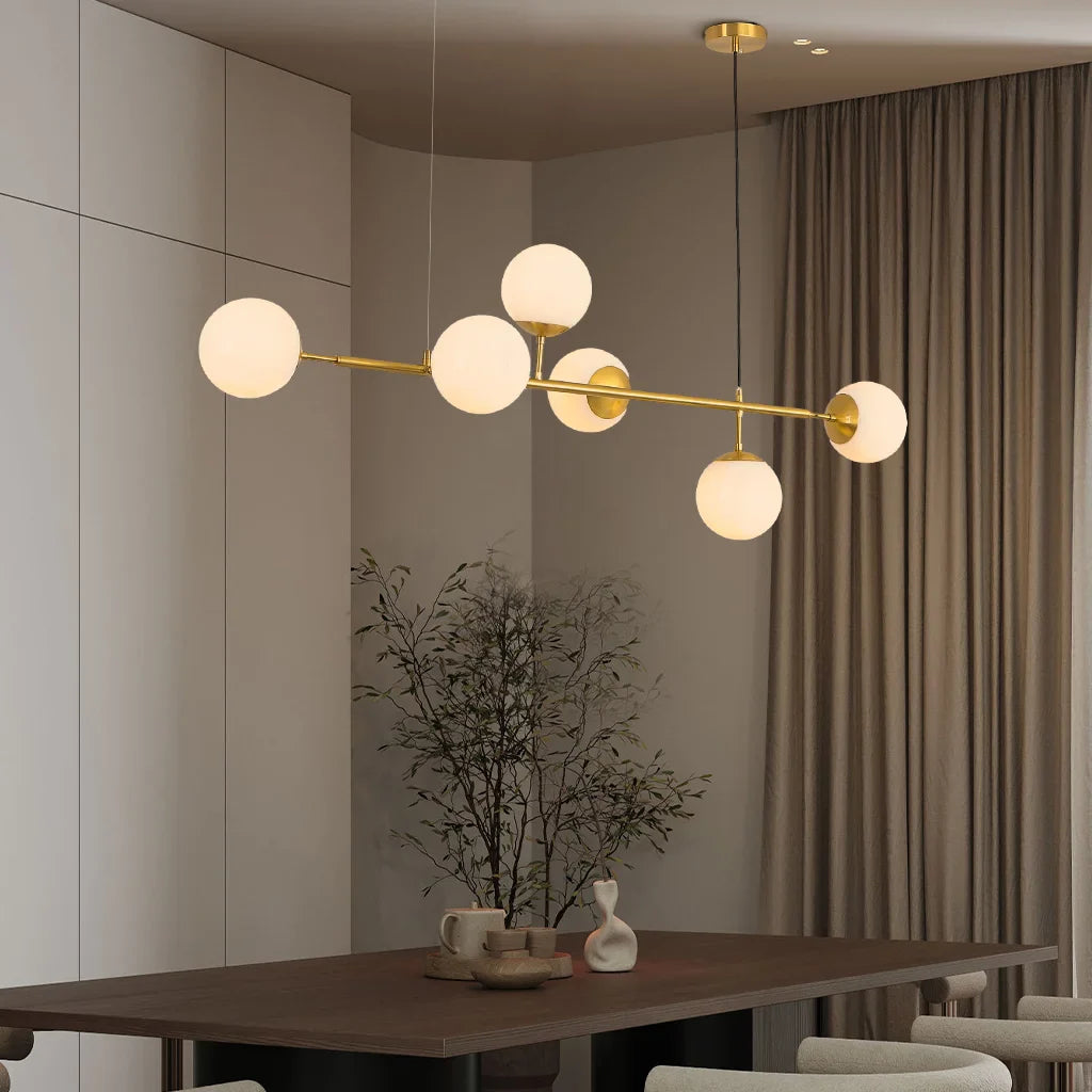 Kenzo Glas Kuppel Loftlampe | Stilfuld Modernistisk Belysning | Høj Kvalitet Design | Elegant Hængelampe