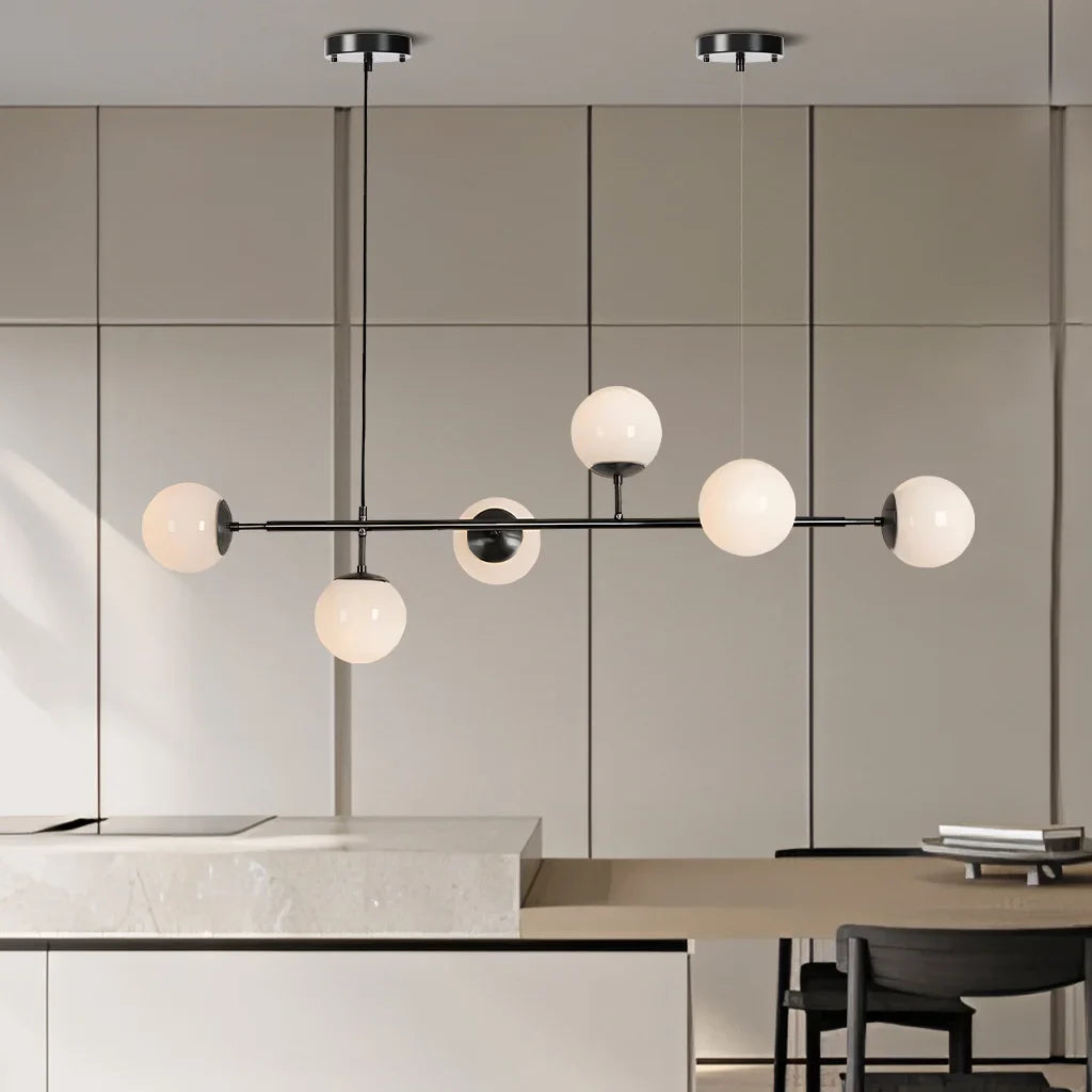 Kenzo Glas Kuppel Loftlampe | Stilfuld Modernistisk Belysning | Høj Kvalitet Design | Elegant Hængelampe