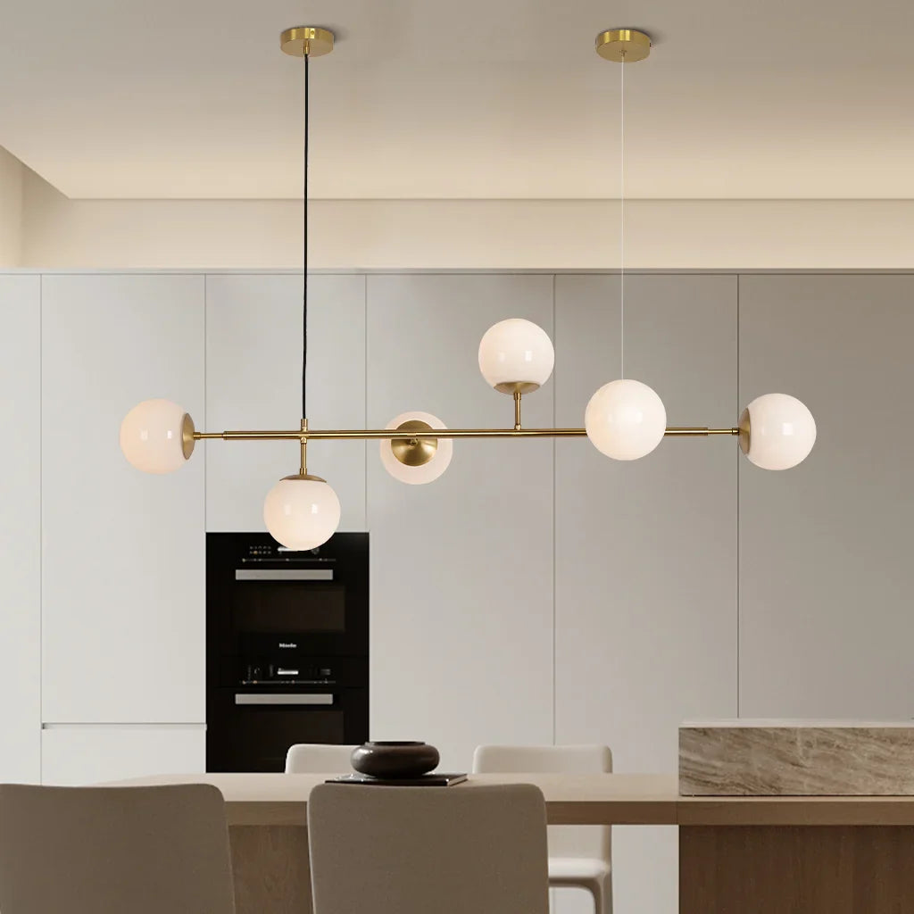 Kenzo Glas Kuppel Loftlampe | Stilfuld Modernistisk Belysning | Høj Kvalitet Design | Elegant Hængelampe