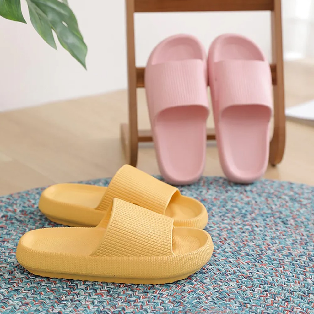 Slippers / Tøfler - Bløde &amp; Skridsikre i flere flotte farver (kendt som Happy Flops)