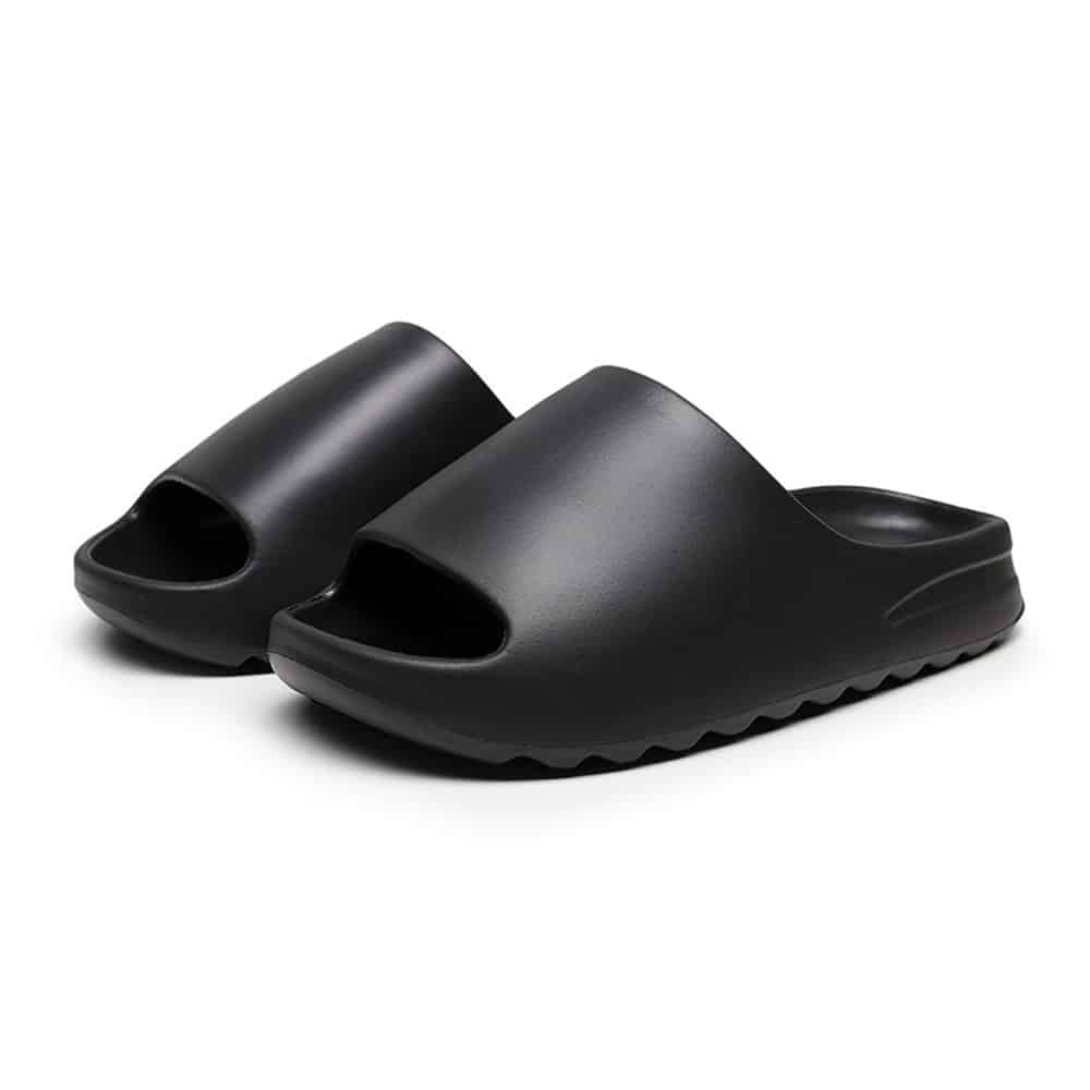 Slippers / Tøfler - Bløde og skridsikre - sort, grøn eller hvid -