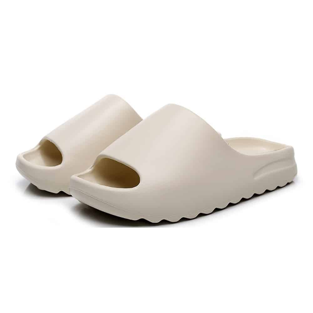 Slippers / Tøfler - Bløde og skridsikre - sort, grøn eller hvid -