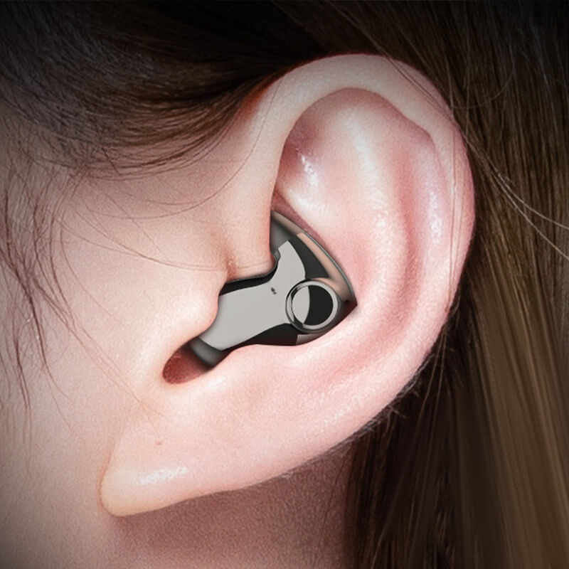 Osynlige Trådløse Earbuds | Bluetooth 5.0 | In-ear Hovedtelefoner | IPX5 Vandtæt | Komfort til Søvn